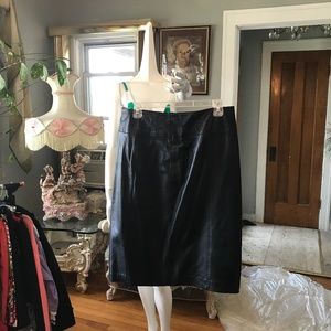 JACLYN LEATHER SKIRT